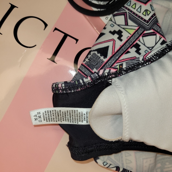 PINK VICTORIA'S SECRET Removable Cups  Both MEDIUM BRAND NEW BIKINI SWIM SUIT - Picture 14 of 15